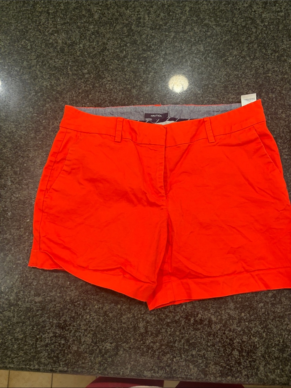 Nautica Women's Vibrant Orange Shorts